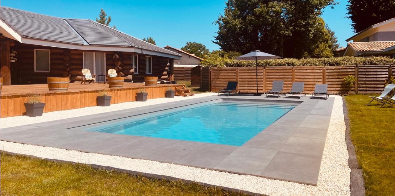 Chalet Montana - Au Cottage Du Medoc - Proche De Bordeaux Saint-Aubin-de-Medoc Экстерьер фото